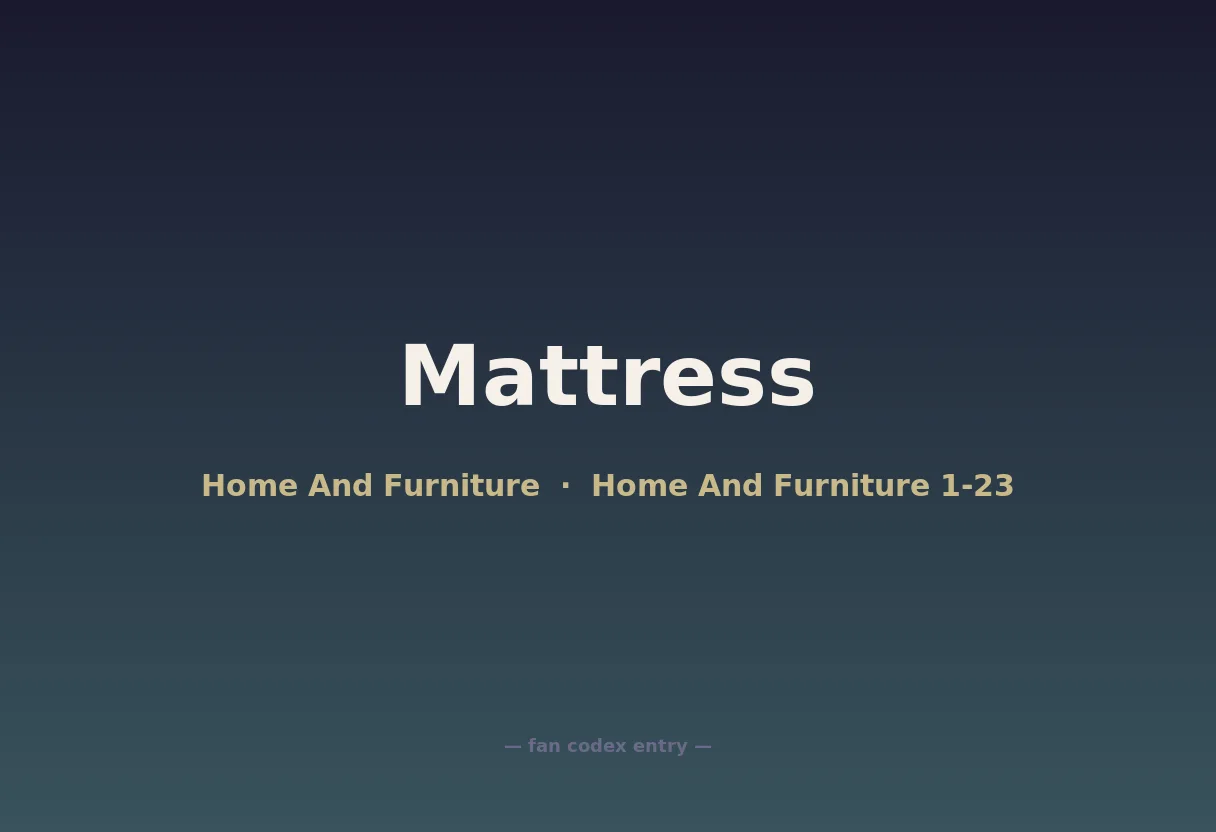 Mattress